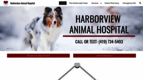What Harborviewanimalhospital.com website looked like in 2020 (4 years ago)