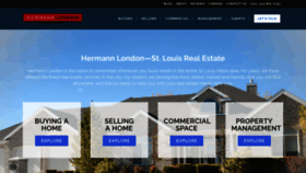 What Hermannlondon.com website looked like in 2020 (4 years ago)