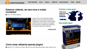 What Homestudiobrasil.com.br website looked like in 2020 (4 years ago)