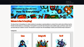 What Howtoeverything.net website looked like in 2020 (5 years ago)