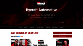 What Hycraftautomotive.com.au website looked like in 2020 (4 years ago)