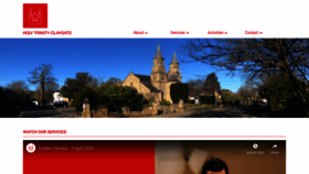 What Holytrinityclaygate.org.uk website looked like in 2020 (4 years ago)