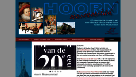 What Hoornmuseumstad.nl website looked like in 2020 (5 years ago)