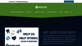 What Heartlandhealth.org website looked like in 2020 (4 years ago)