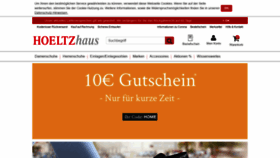 What Hoeltzhaus.de website looked like in 2020 (4 years ago)