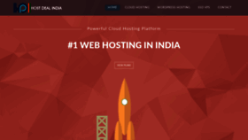What Hostdealindia.com website looked like in 2020 (4 years ago)