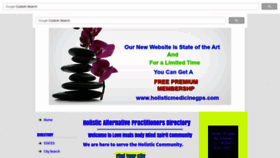 What Holistic-alternative-practioners.com website looked like in 2020 (4 years ago)