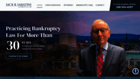 What Huntsvillebankruptcyhelp.com website looked like in 2020 (4 years ago)