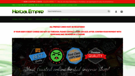 What Herbal-empire.com website looked like in 2020 (4 years ago)