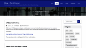What Hezser.de website looked like in 2020 (4 years ago)