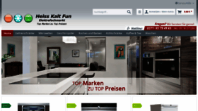 What Heisskaltfun.de website looked like in 2020 (4 years ago)