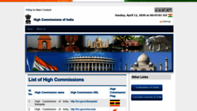 What Hci.gov.in website looked like in 2020 (4 years ago)