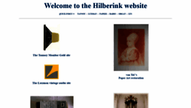 What Hilberink.nl website looked like in 2020 (4 years ago)