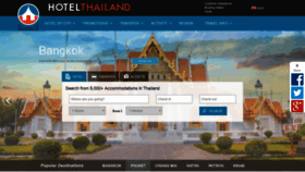 What Hotelthailand.com website looked like in 2020 (4 years ago)