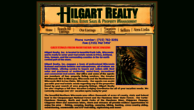 What Hilgartrealty.com website looked like in 2020 (4 years ago)