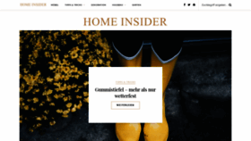 What Home-insider.de website looked like in 2020 (4 years ago)