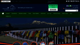 What Himalayanholylandtreks.com website looked like in 2020 (4 years ago)