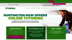 What Huntingtonlearning.com website looked like in 2020 (4 years ago)
