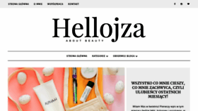 What Hellojzaboutbeauty.pl website looked like in 2020 (4 years ago)