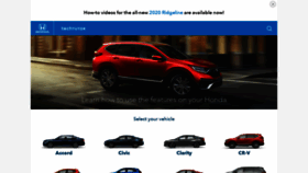 What Hondatechtutor.com website looked like in 2020 (4 years ago)