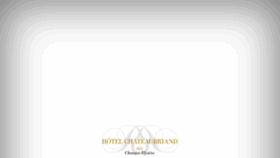 What Hotelchateaubriand.com website looked like in 2020 (4 years ago)