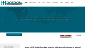 What Hahn.co.za website looked like in 2020 (4 years ago)