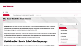 What Hokibola88.org website looked like in 2020 (4 years ago)