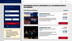 What Hotelsingoteborg.com website looked like in 2020 (4 years ago)