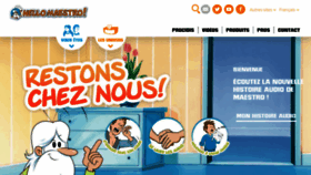 What Hellomaestro.fr website looked like in 2020 (3 years ago)