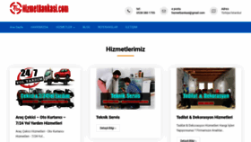 What Hizmetbankasi.com website looked like in 2020 (4 years ago)