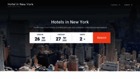 What Hotelinewyork.com website looked like in 2020 (4 years ago)