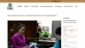 What Hospitalfelman.com website looked like in 2020 (4 years ago)