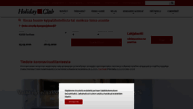 What Holidayclubresorts.com website looked like in 2020 (5 years ago)