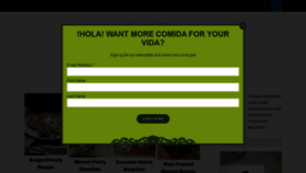 What Holajalapeno.com website looked like in 2020 (3 years ago)