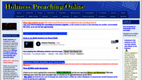 What Holiness-preaching.org website looked like in 2020 (3 years ago)