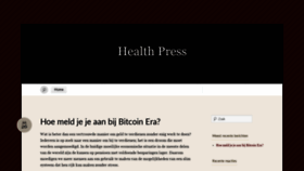 What Health-press.net website looked like in 2020 (4 years ago)