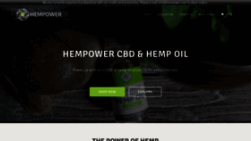 What Hempower.com website looked like in 2020 (4 years ago)