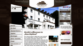 What Hotel-haushufeland-badsalzungen.de website looked like in 2020 (4 years ago)