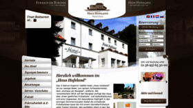 What Hotel-haushufeland-badsalzungen.de website looked like in 2020 (5 years ago)