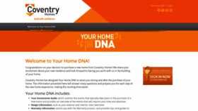 What Homedna.coventry-homes.com website looked like in 2020 (4 years ago)