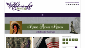 What Historicalsewing.com website looked like in 2020 (4 years ago)