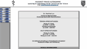 What Hausaerzte-altengamme.de website looked like in 2020 (4 years ago)