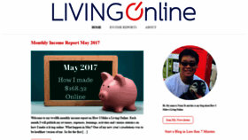 What Howimakealivingonline.net website looked like in 2020 (4 years ago)