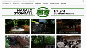 What Hsstrassenbau.de website looked like in 2020 (4 years ago)
