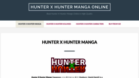 What Hunter-xhunter.com website looked like in 2020 (3 years ago)