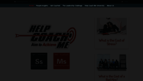 What Helpcoachme.com website looked like in 2020 (4 years ago)