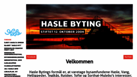 What Hasle.dk website looked like in 2020 (4 years ago)