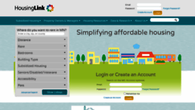 What Housinglink.org website looked like in 2020 (4 years ago)