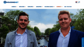 What Housingnet.nl website looked like in 2020 (4 years ago)