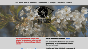 What Helsingborgsfotoklubb.se website looked like in 2020 (4 years ago)
